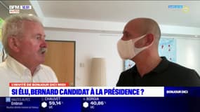 Départementales: Jean-Marie Bernard, candidat union au centre et à droite sur le canton de Veynes, assure que s'il est "réélu" il sera "candidat" à sa "succession"