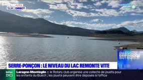 Serre-Ponçon: le niveau du lac remonte 
