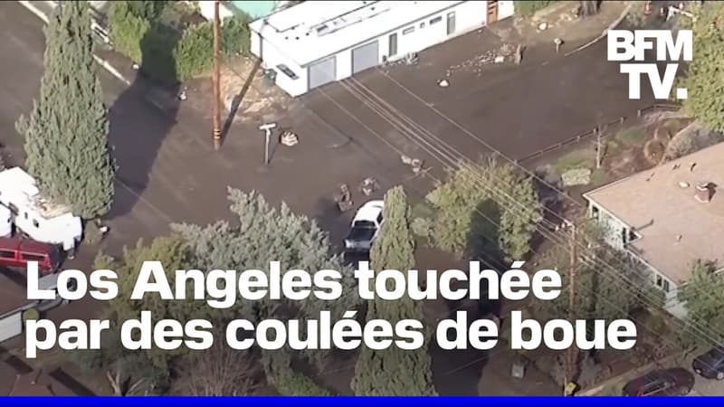 Los Angeles touchée par d'importantes coulées de boue