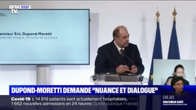 Mobilisation générale pour la justice: Éric Dupond-Moretti demande plus "de nuance et de dialogue"
