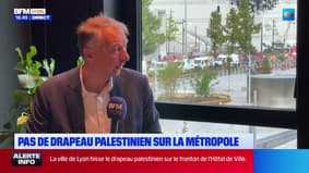 Bruno Bernard invité de BFM Lyon : pas de drapeau palestinien sur la métropole