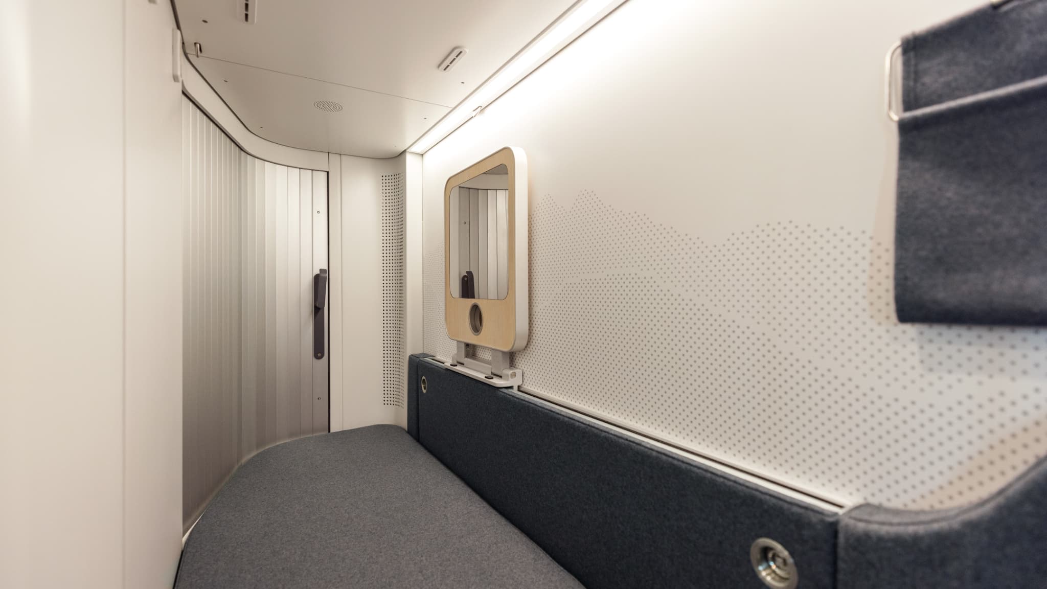 Cabine individuelle des trains de nuit NightJet d'ÖBB Cabine individuelle des trains de nuit NightJet d'ÖBB