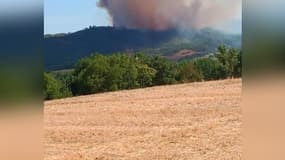 Un feu s'est déclaré sur le lieu-dit de La Bastide du Bois.