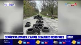 Nord: de massifs dépôts sauvages de pneus dans plusieurs communes du Valenciennois