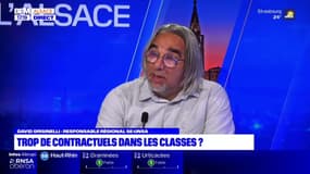 Alsace: David Grisinelli, responsable régional SE-Unsa, estime que les professeurs contractuels ne resteront pas