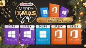 Bon plan de Noël : Windows 11 est à moins de 14 euros, Office 2021 à moins de 15 euros !