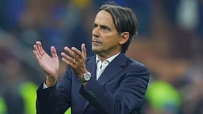Simone Inzaghi avec l'Inter Milan en septembre 2024