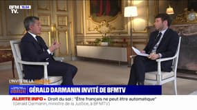 Gérald Darmanin: "Il faut modifier la loi, pour que l'on ne puisse marier que des gens qui sont Français ou des étrangers réguliers" 