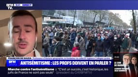 8 mineurs arrêtés pour chants antisémites: "L'excuse de l'ignorance est peu entendable" selon François de Sauza, professeur d'histoire-géographie