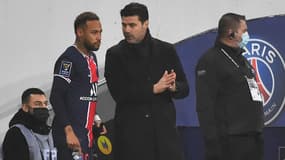 Mauricio Pochettino et Neymar