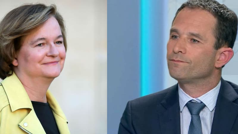 Nathalie Loiseau et Benoît Hamon.