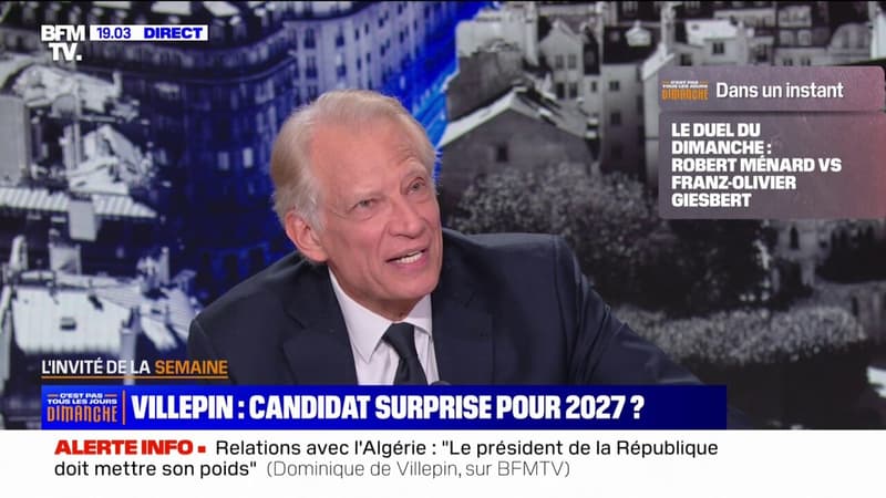 Dominique de Villepin: 