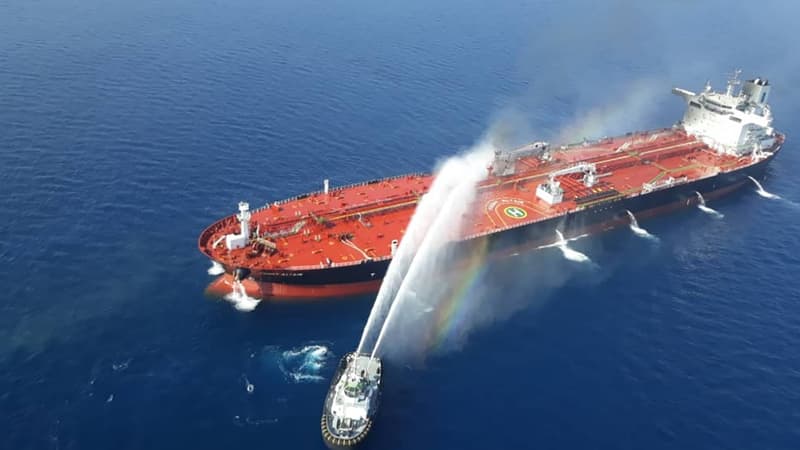 L'attaque du tanker Front Altair le 13 juin 2019.