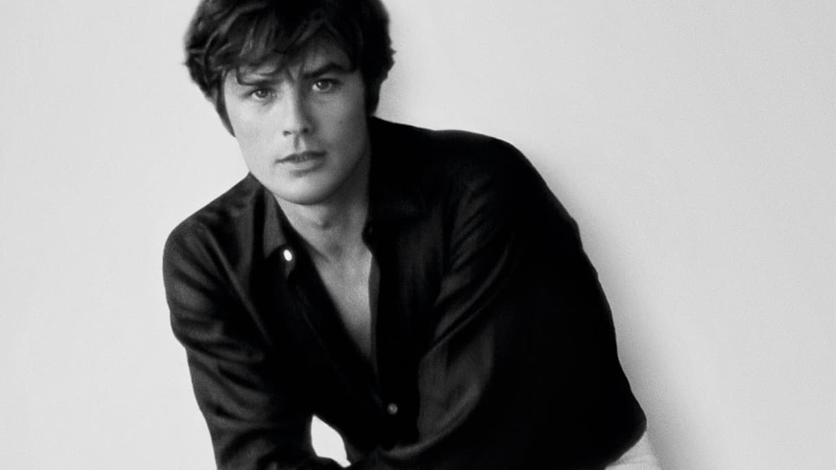 Alain Delon dans la publicité pour le parfum Eau sauvage de Dior 