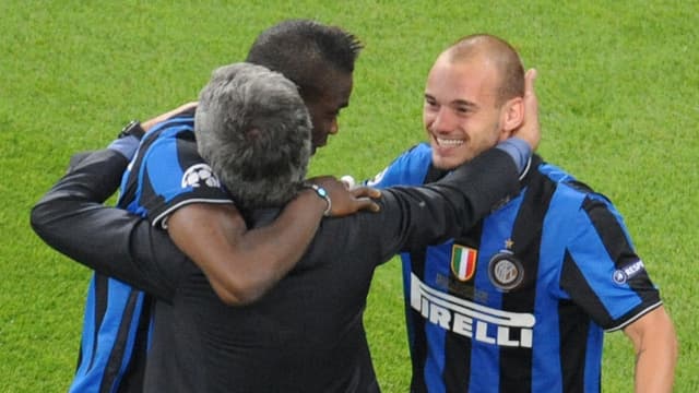Mourinho, Sneijder et Balotelli
