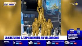 Marseille: la statue de Bernard Tapie devrait être inaugurée avant le fin de l'année 2024 au Vélodrome