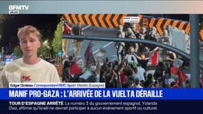 Tour d'Espagne: une manifestation propalestinienne perturbe la dernière étape de la Vuelta à Madrid