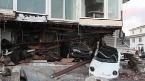 Sur une plage des Rockaways à New York