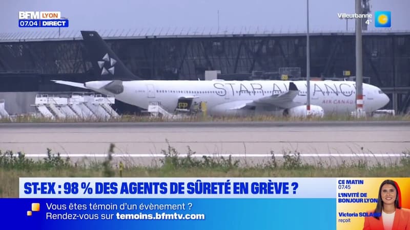 St-Exupéry : 98% des agents de sûreté en grève