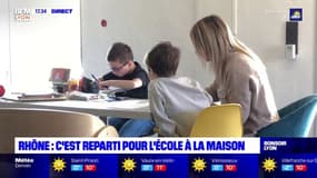 Rhône : c'est reparti pour l'école à la maison