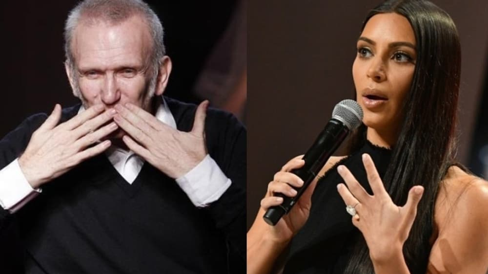 Jean Paul Gaultier et Kim Kardashian 