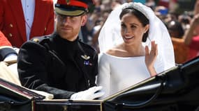 Le prince Harry et Meghan Markle le 19 mai 2018