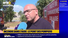 Incendie dans l'Aude: les pompiers pointent "des conditions météo exceptionnelles"