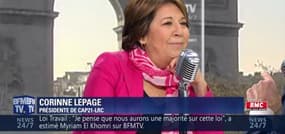 Corinne Lepage face à Jean-Jacques Bourdin en direct