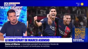 OL-PSG: Marco Asensio convaincant depuis le début de saison