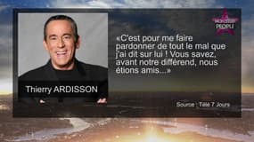 Thierry Ardisson et Marc-Olivier Fogiel enfin réconciliés : "Il est temps d'arrêter la gué-guerre !"
