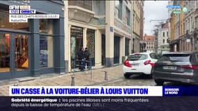 Lille: un casse à la voiture-bélier dans une boutique Louis Vuitton