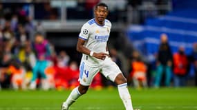 David Alaba face à Chelsea en avril 2022.