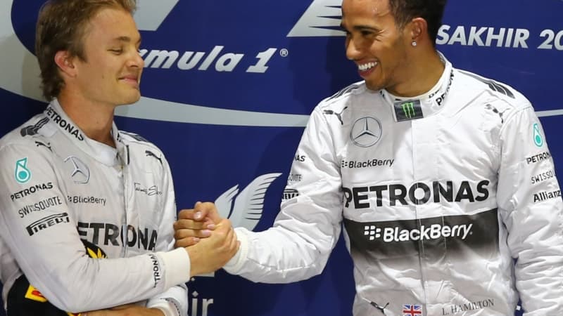 Nico Rosberg et Lewis Hamilton