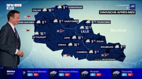 Météo: un temps pluvieux ce dimanche matin, des éclaircies dans l'après-midi, jusqu'à 10°C à Lille