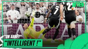 L'intelligence de Courtois sur le penalty de Saka