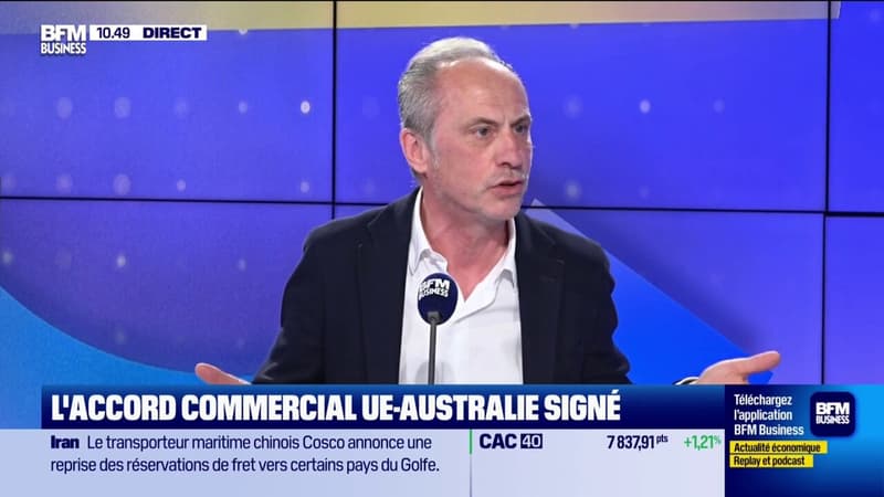 L'accord commercial UE-Australie signé : "C'est toujours positif, même si ce n'est pas majeur"