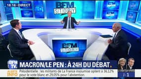 Présidentielle: comment Marine Le Pen et Emmanuel Macron se préparent-ils à 24h du débat ?