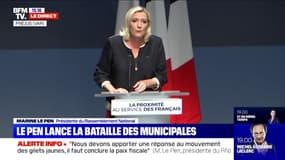 Marine Le Pen veut remplacer le quinquennat par "un septennat non-renouvelable"