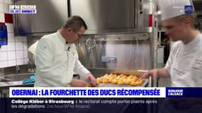 Bas-Rhin: Nicolas Stamm, chef de la Fourchette des ducs à Obernai, a reçu le prix Gault et Millau d'or