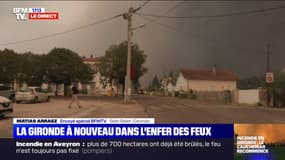 Incendie en Gironde: Belin-Béliet devient une ville fantôme