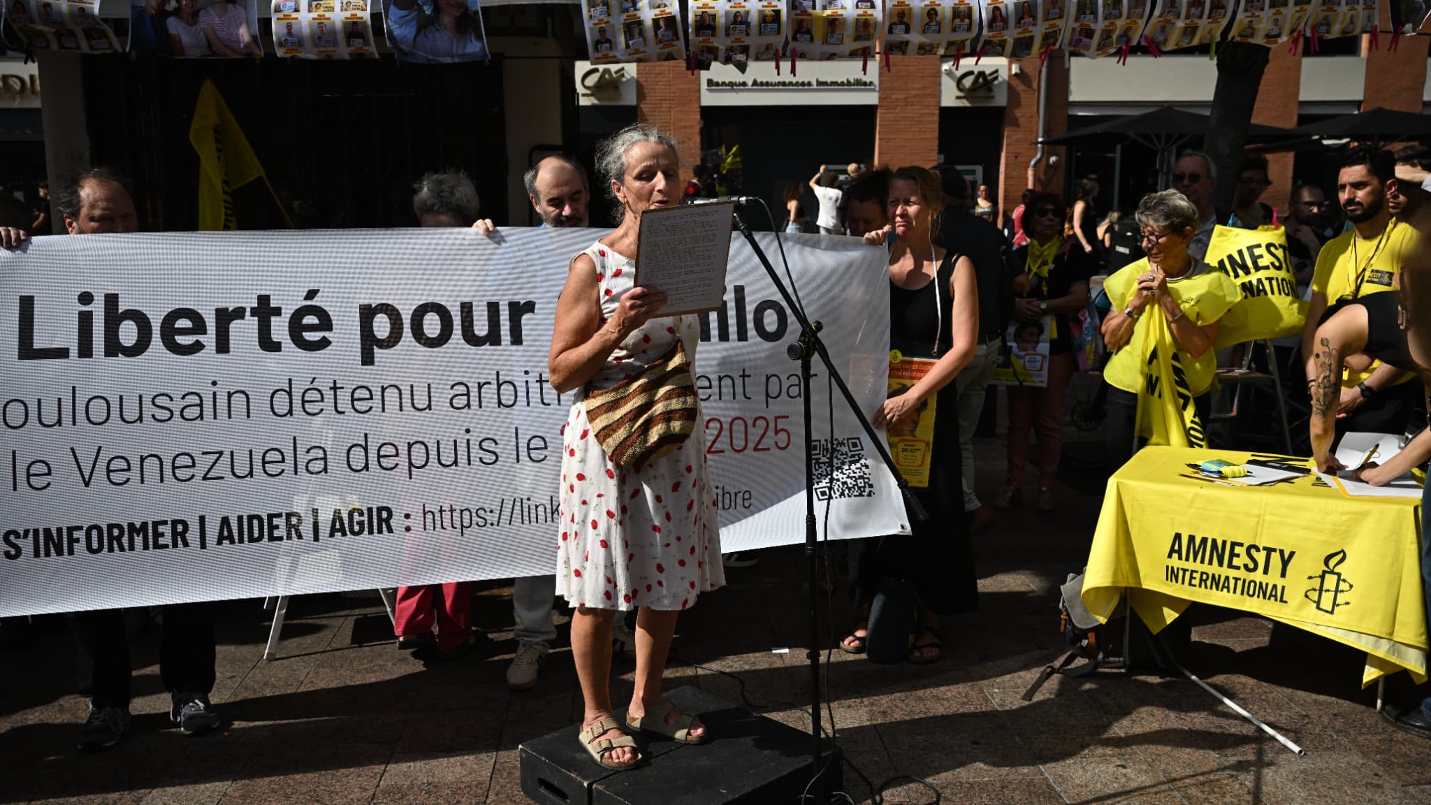 Manifestation à Toulouse le samedi 20 septembre pour la libération de Camilo Castro détenu illégalement au Venezuela Manifestation à Toulouse le samedi 20 septembre pour la libération de Camilo Castro détenu illégalement au Venezuela