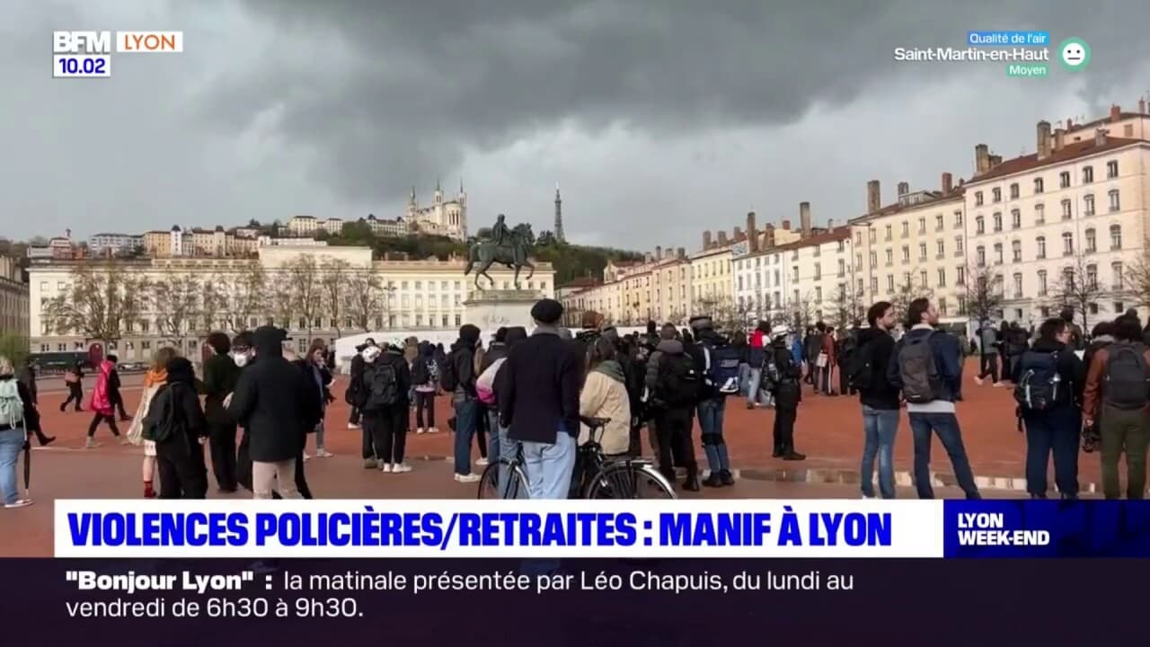 Violences Policières: Manifestation à Lyon Après La Diffusion D'une ...