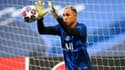 Le gardien costaricien Keylor Navas à l'entraînement du PSG, à Lisbonne le 12 août 2020