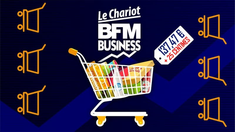 [Chariot BFM Business] Notre relevé de prix des courses reste stable cette semaine