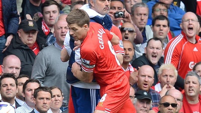 José Mourinho et Steven Gerrard