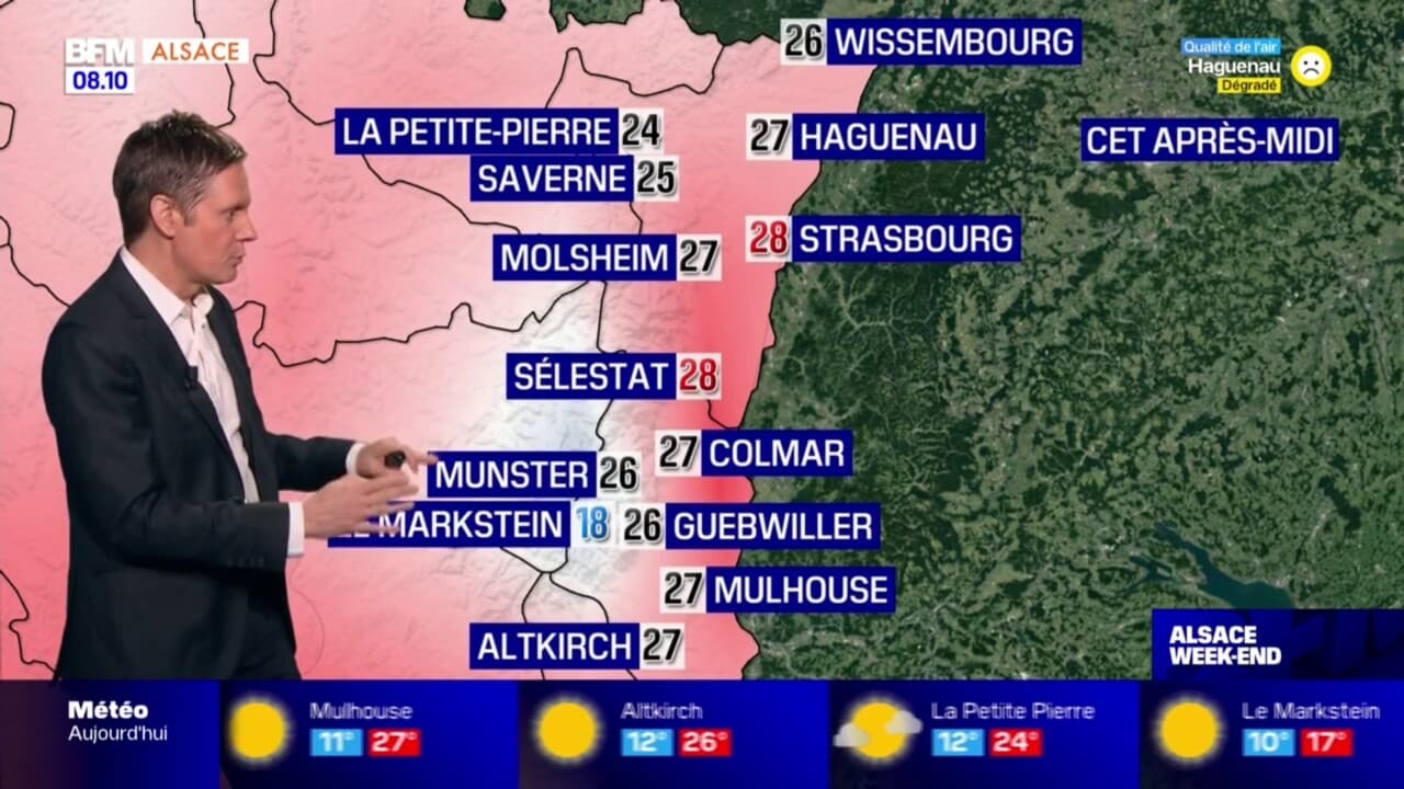 Météo Alsace: de belles éclaircies prévues ce samedi, 28°C à Strasbourg