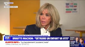 Harcèlement scolaire: "Détruire un enfant, ça se fait très vite", déplore Brigitte Macron