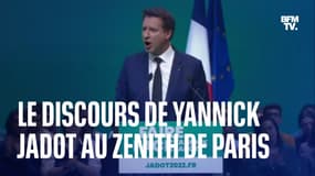 Présidentielle 2022: le discours intégral de Yannick Jadot au Zénith de Paris