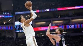 Victor Wembanyama lors de Spurs-Kings le 23 février 2024