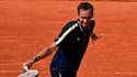 Le Russe Daniil Medvedev face au Chilien Christian Garin au 4e tour de Roland-Garros, le 6 juin 2021